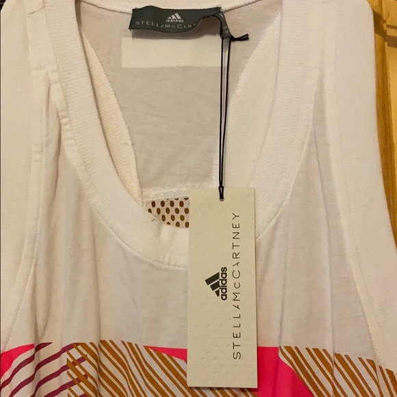 Stella McCartney Adidas Stripe Tank New With Tags - Picture 2 of 8